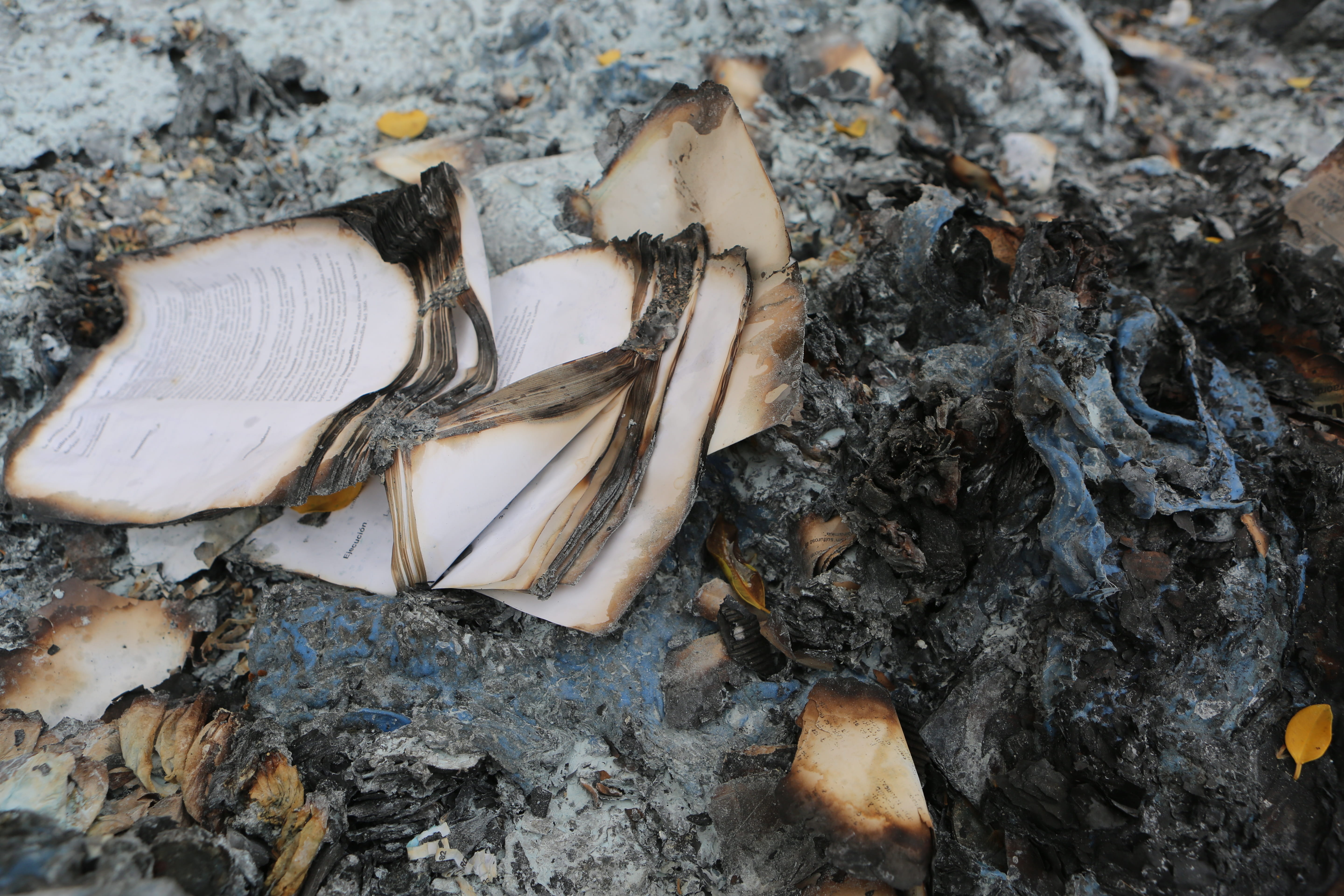 Burnt Book Pages in Ashes and Charcoal Debris | Pickpik